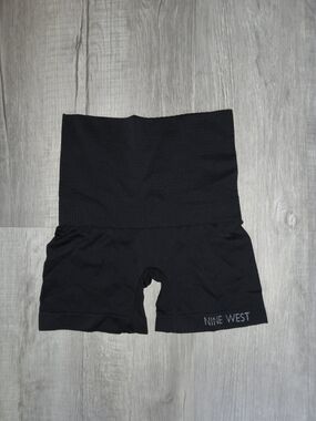 Nine West Black High-Waist Sculpting Shorts